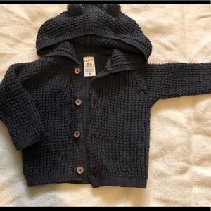 Dark Gray Baby Sweater